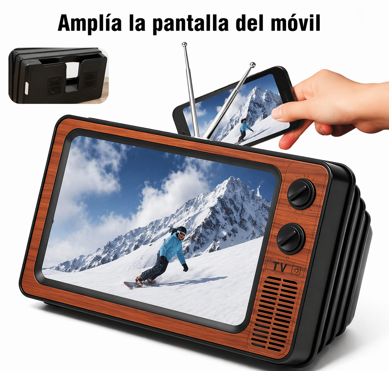 Lupa retro para movil